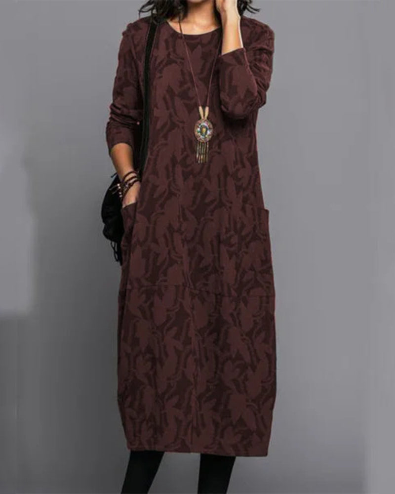 Nydia | Full Belly Coverage Maxi Dress