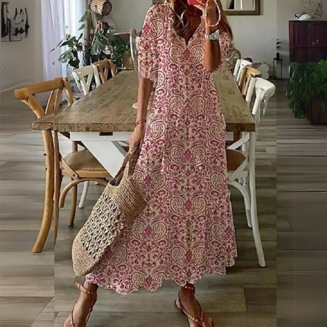 Dianna | Boho Tummy Coverage Dress